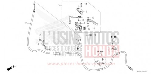 PARKING BRAKE LEVER NT1100DS de 2025